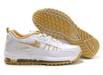 wholesale Nike Air Max Terra Ninety white/gold-men shoes